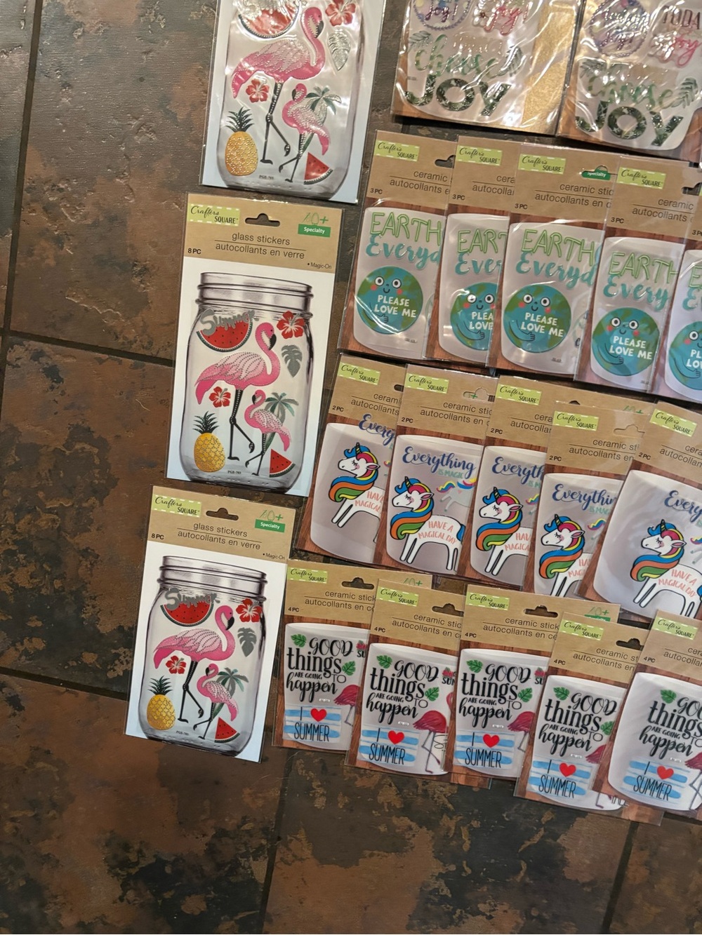 Glass and ceramic sticker bundle - Picture 6 of 8